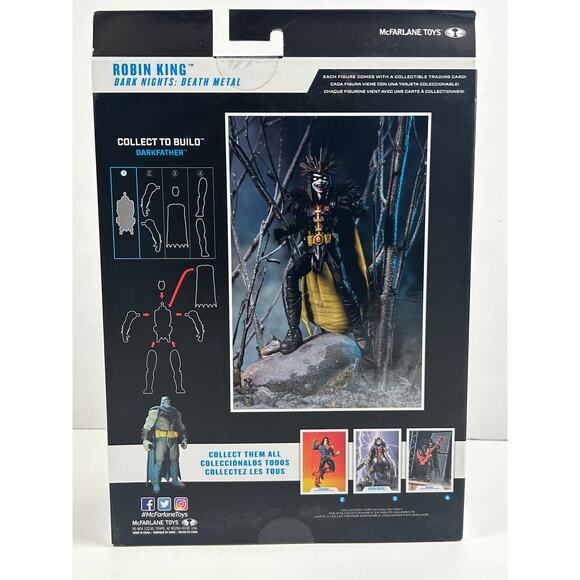 DC Multiverse Robin King Dark Nights: Death Metal 7" Build-A Figure NIB - Picture 6 of 10